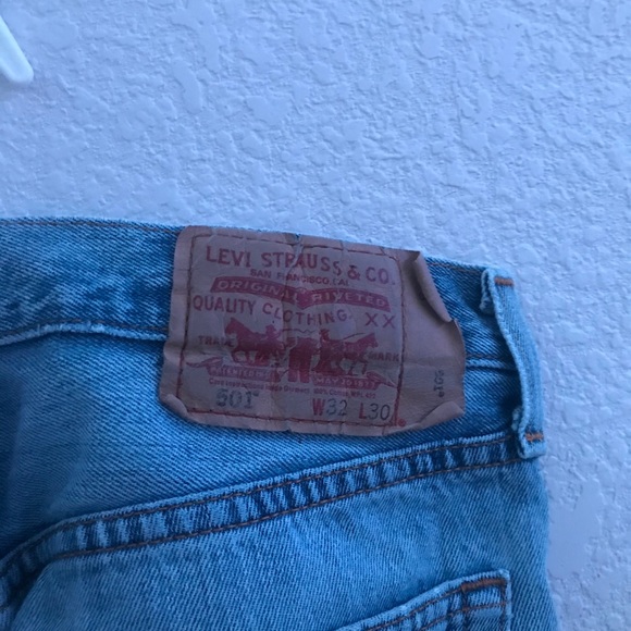 thrifted levi jeans